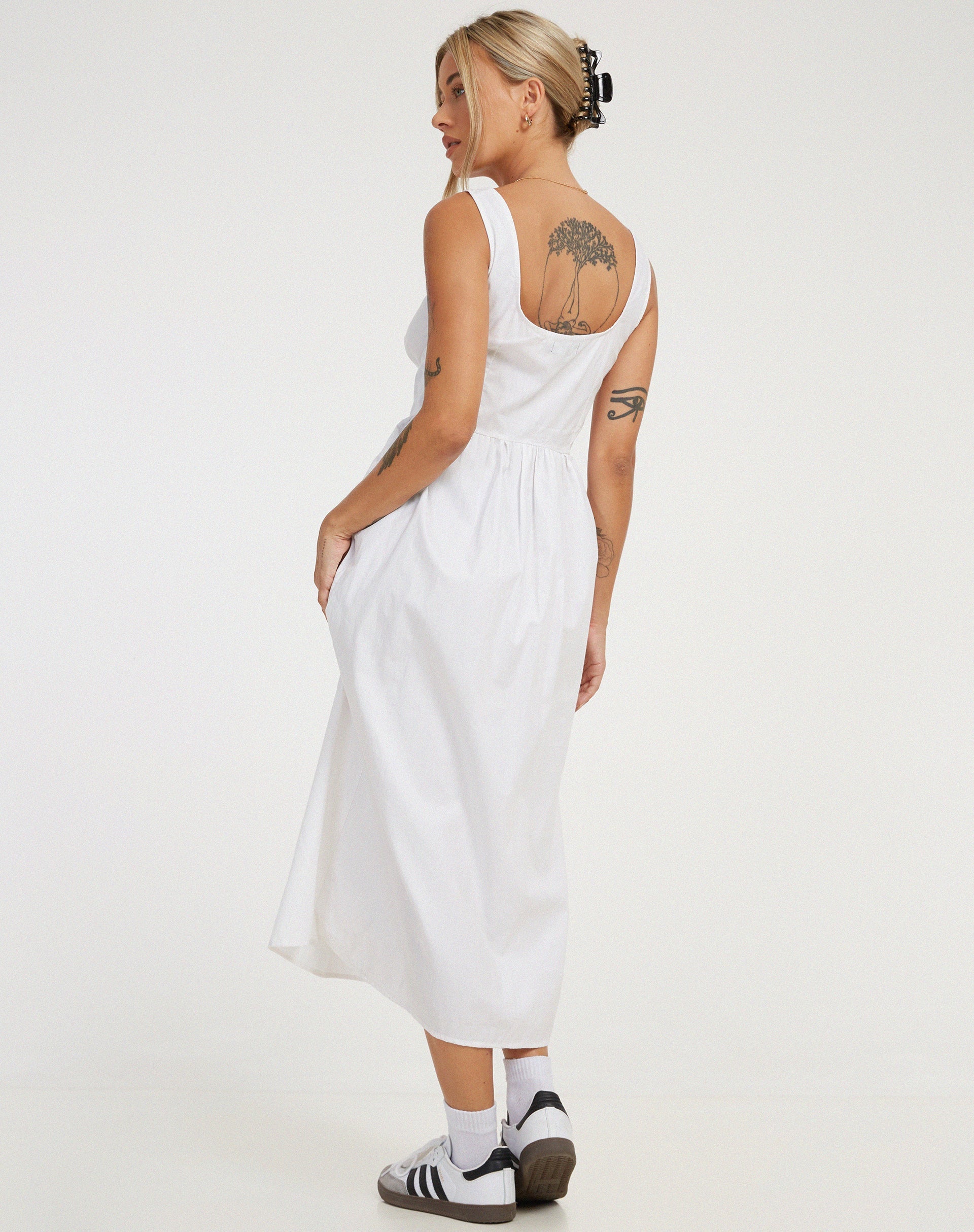 Bild von Melrose Maxikleid in Weiß