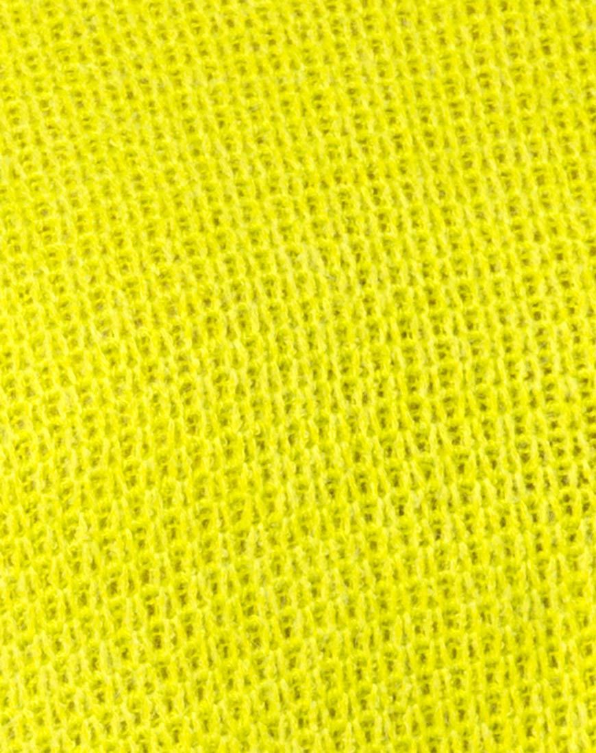 Bild von Melvie Cropped Sweater in Limette