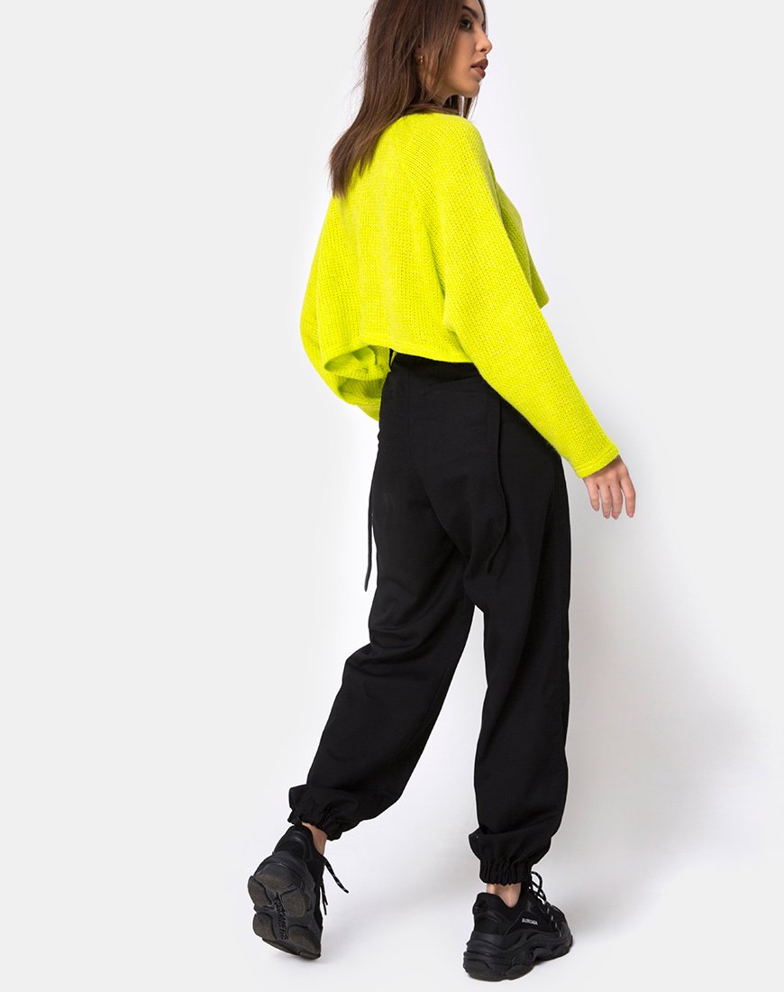 Bild von Melvie Cropped Sweater in Limette