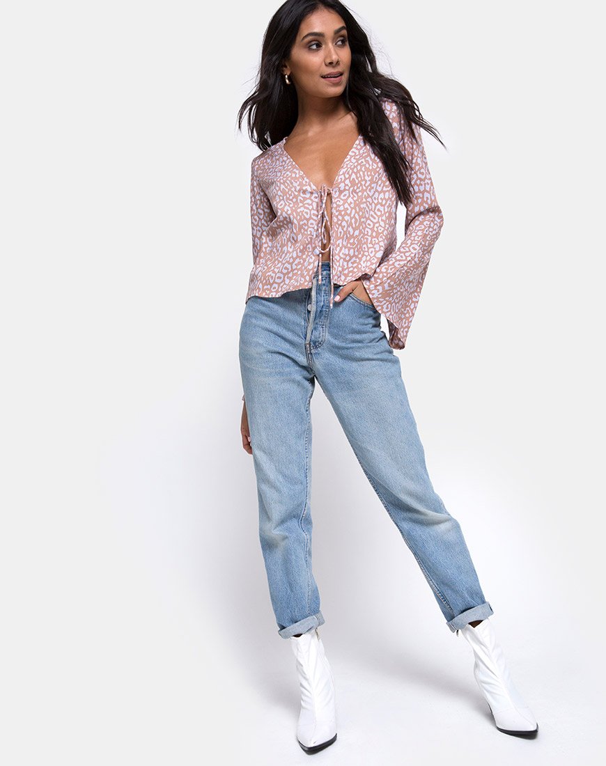 Bild von Merida Bluse in Leopardenfleck