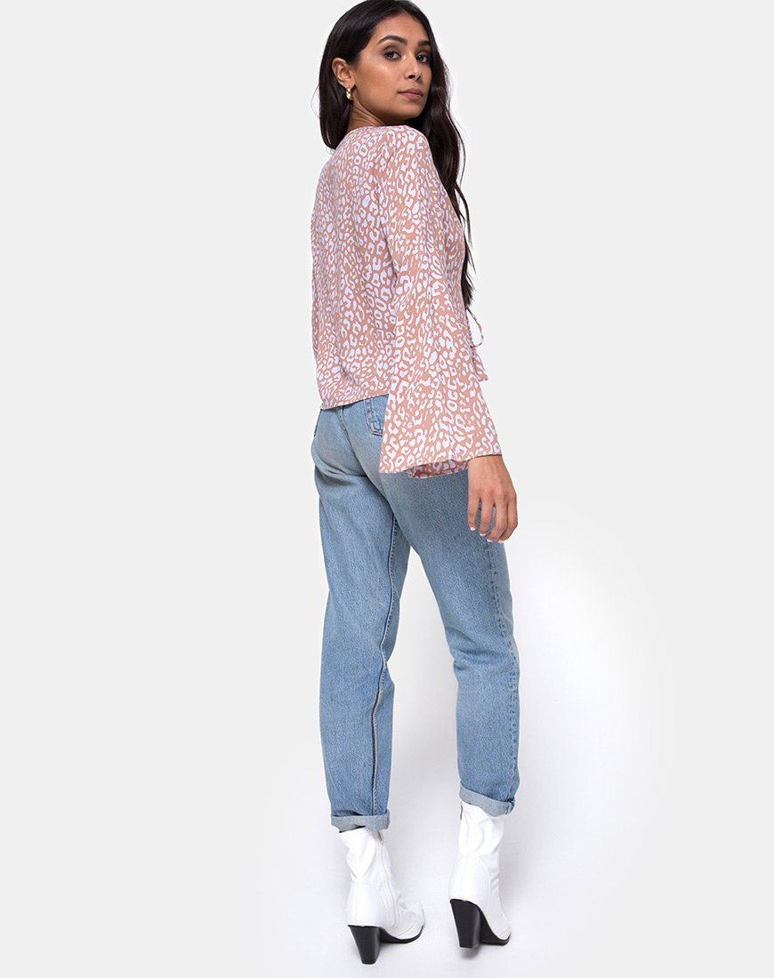 Bild von Merida Bluse in Leopardenfleck