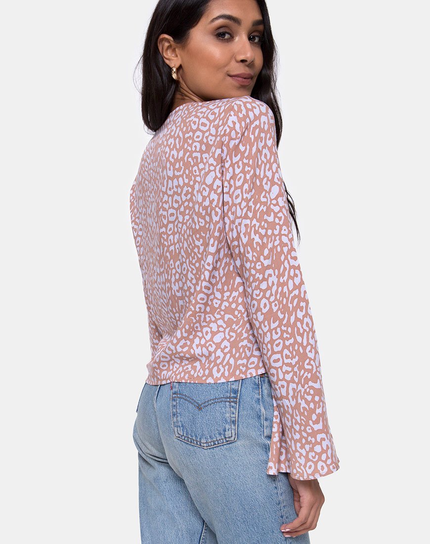 Merida Bluse in Leopardenfleck