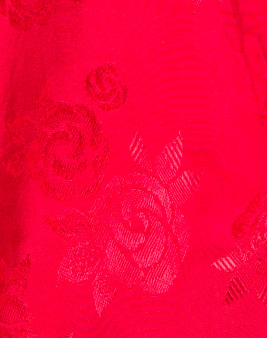 Bild von Merida Bluse in Satin Rot