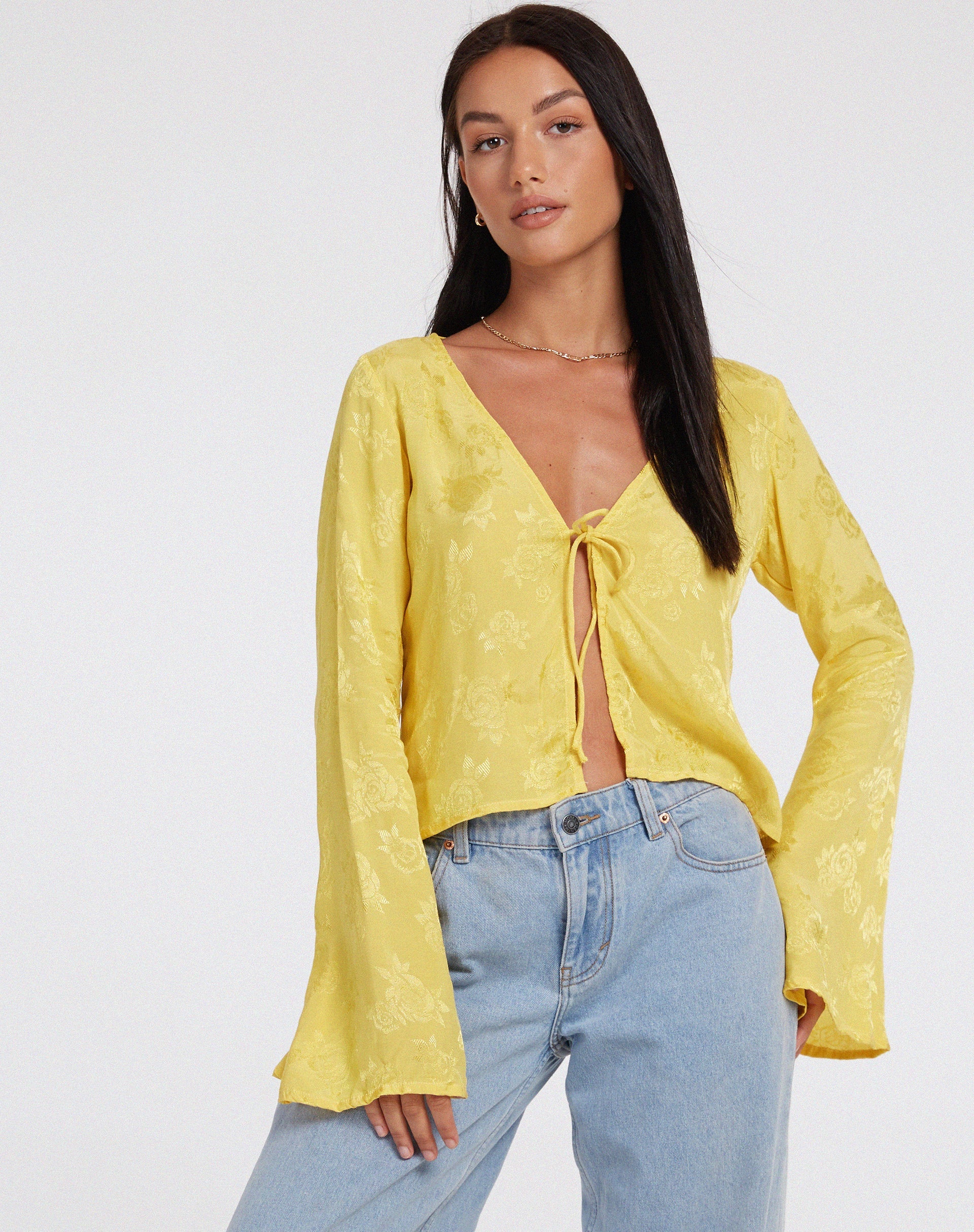 Abbildung von Merida Top in Satin Rose Sunshine Yellow