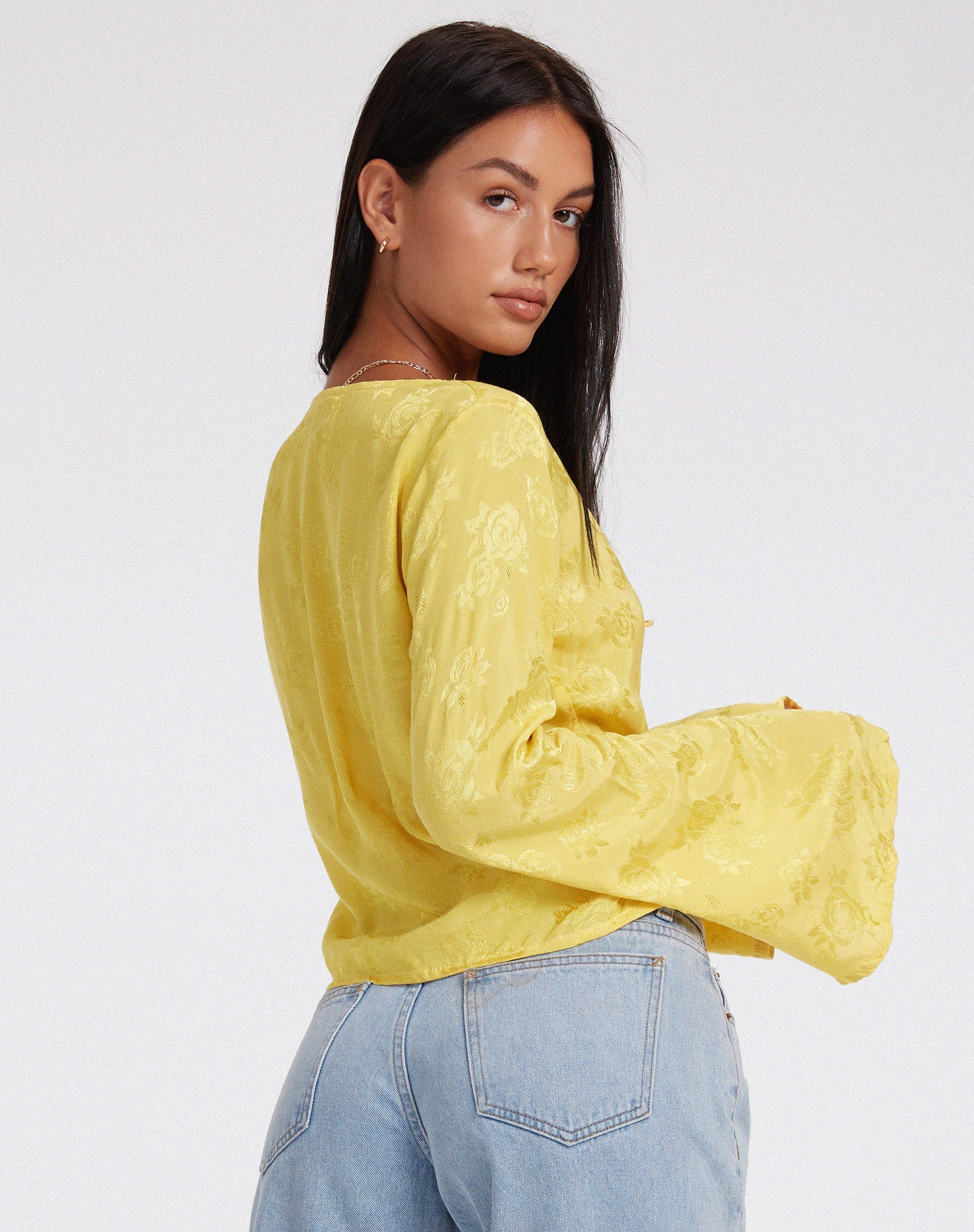 Abbildung von Merida Top in Satin Rose Sunshine Yellow