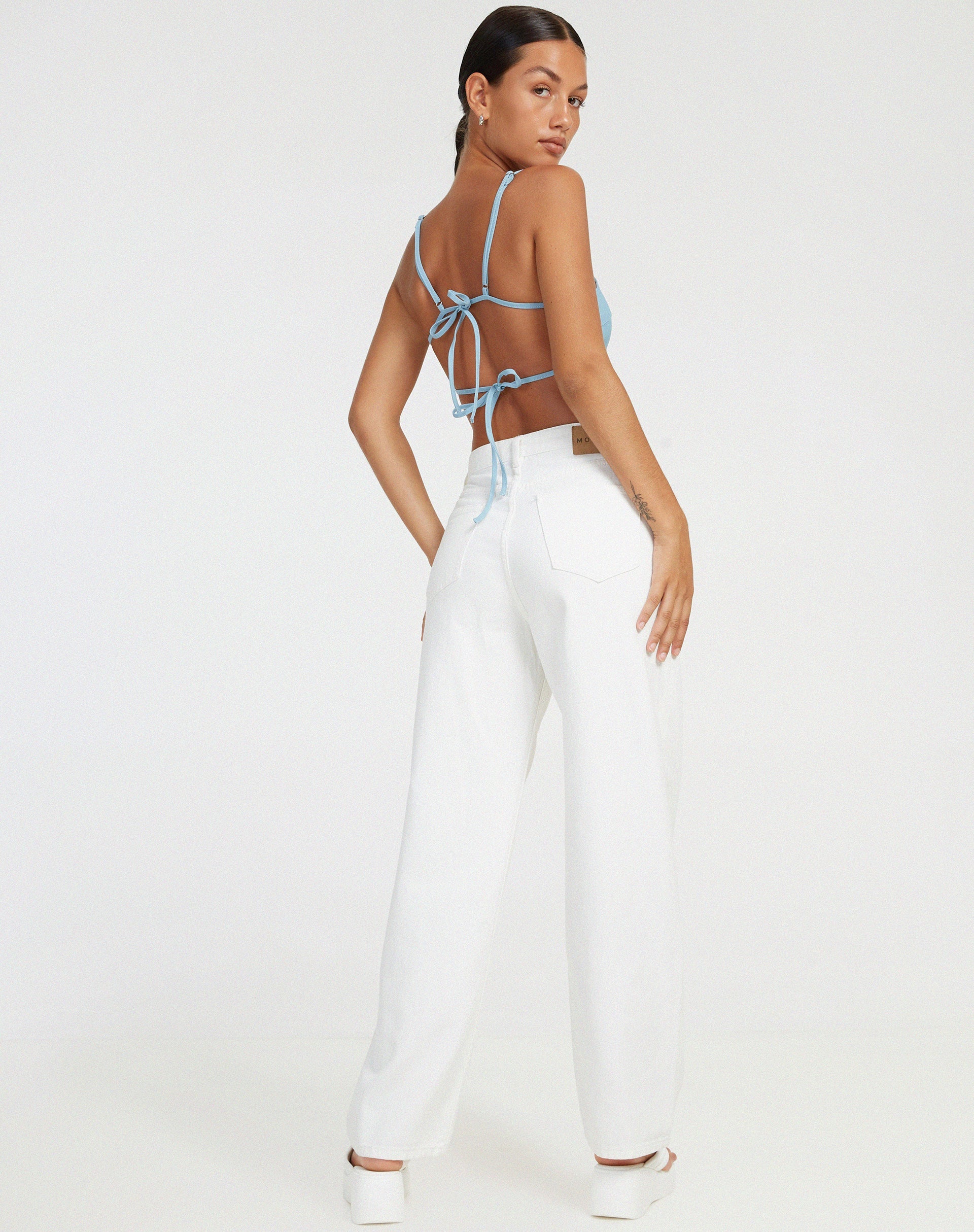 Bild von Merita Crop Top in Hellblau