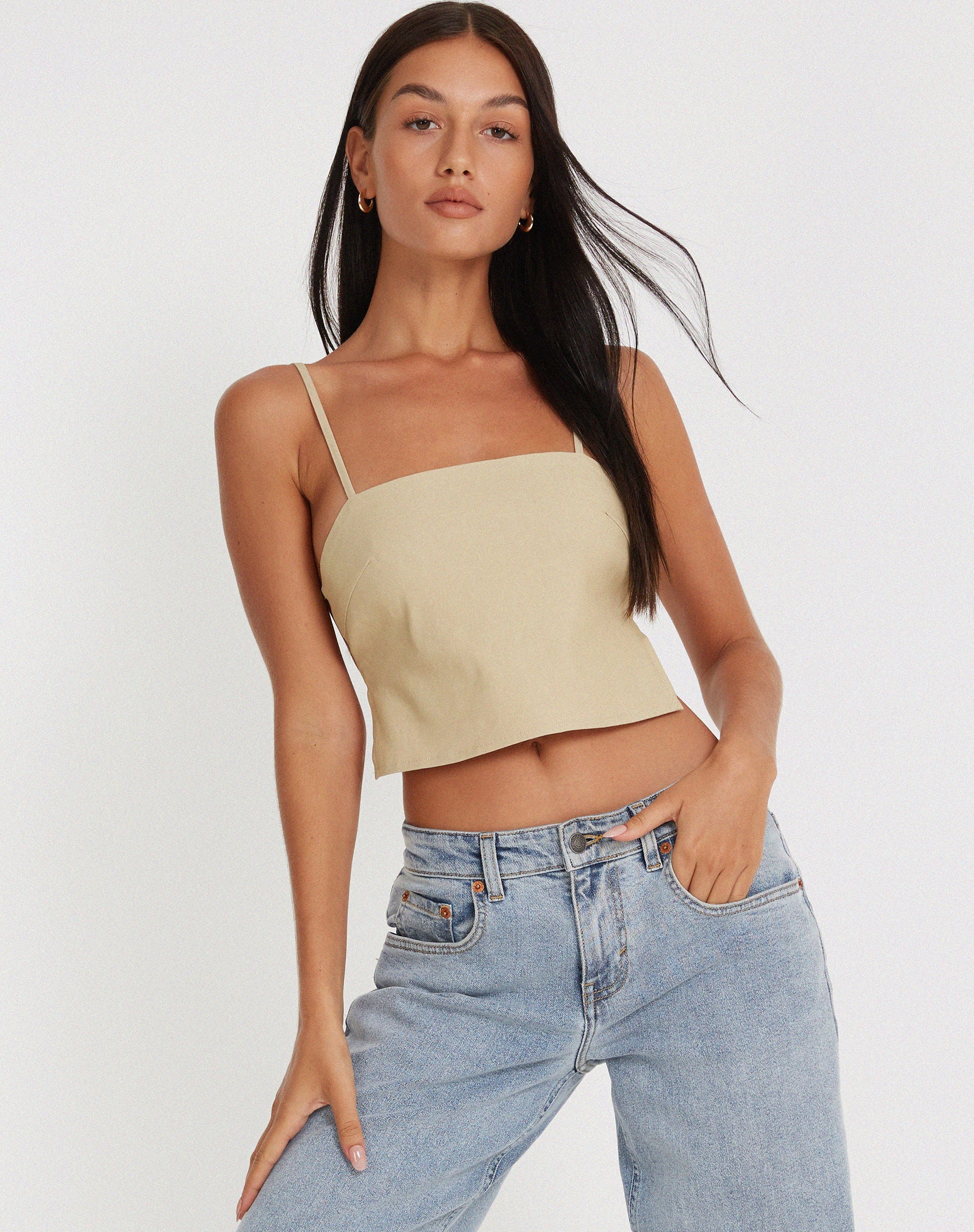 Abbildung von Merita Crop Top in Ecru