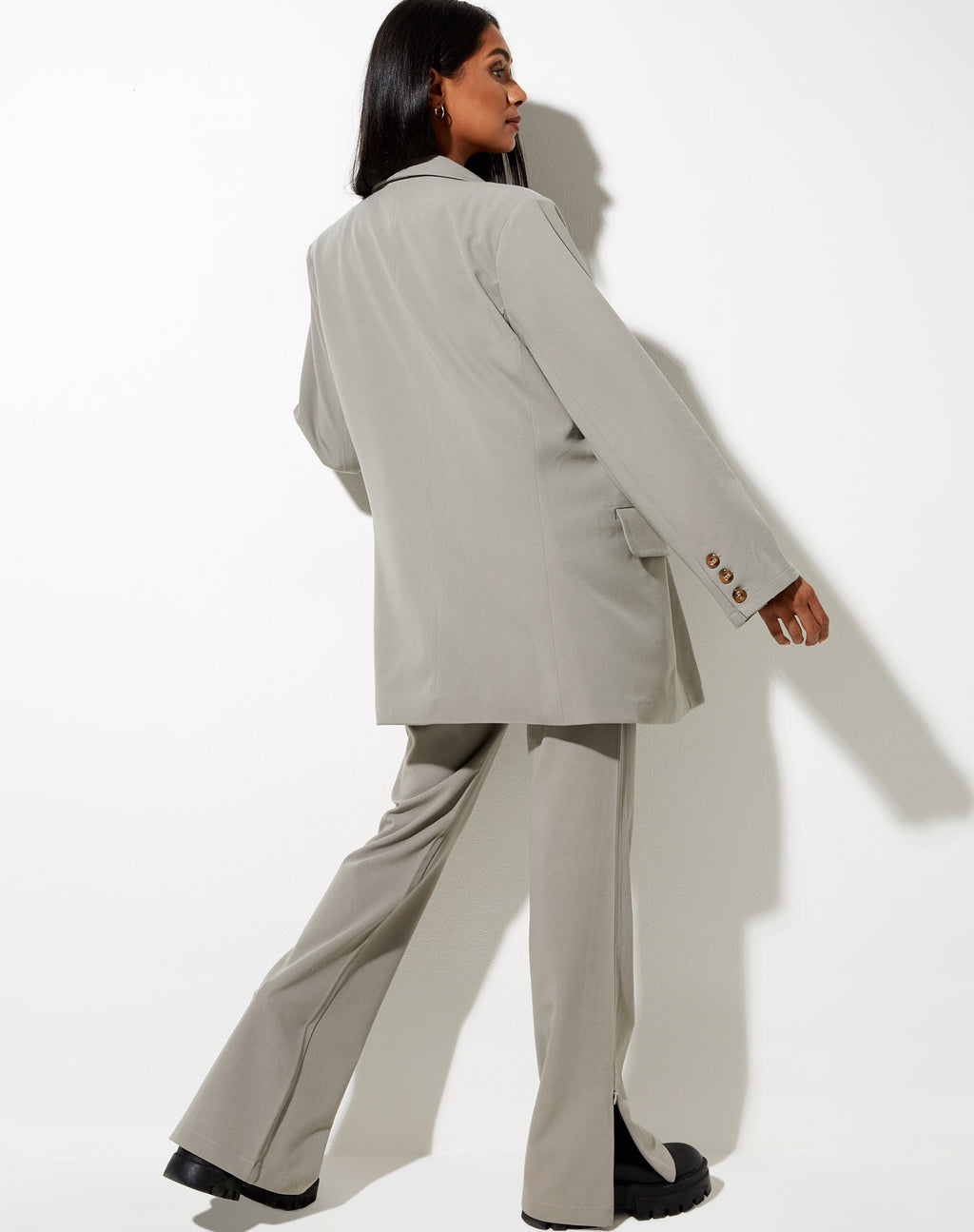 Grego-Hose in Grün-Beige