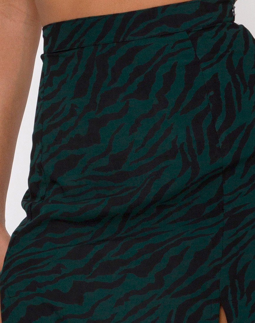 Bild von Mica Maxirock in 90s Zebra Waldgrün