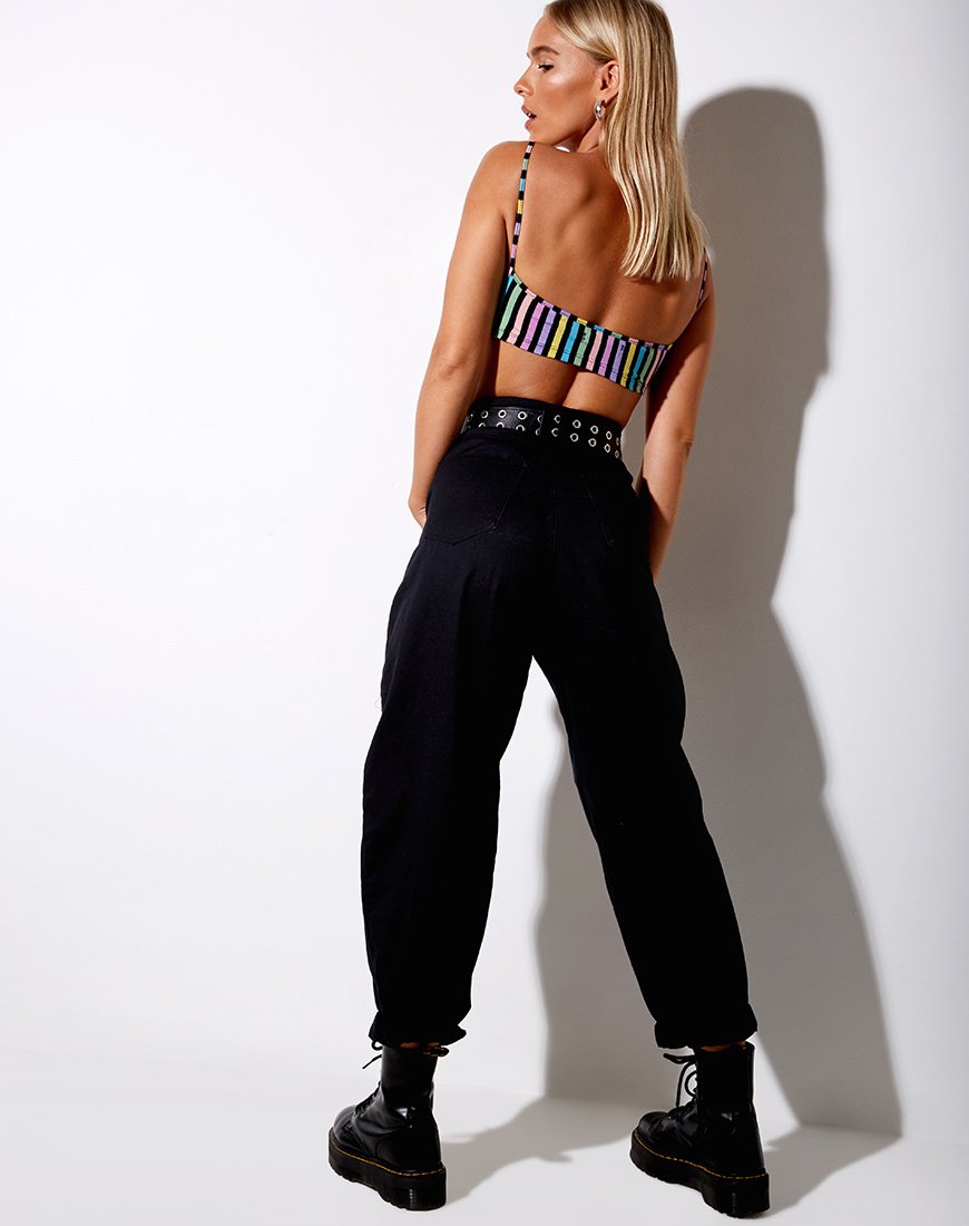 Image of Micro Crop Top in New Stripe