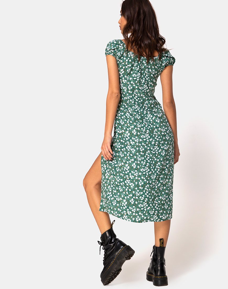Milla Kleid in Floral Field Green