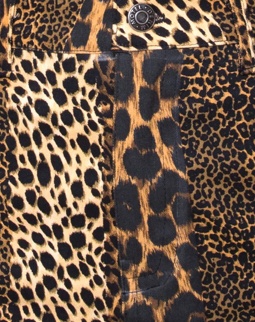 Bild von Mini Broomy Skirt in Animal Stripe