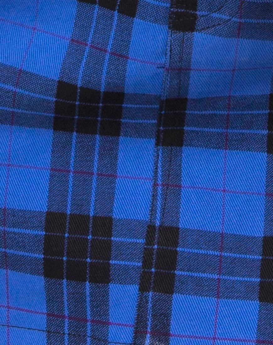 Bild von Mini Broomy Rock in Tartan Blau