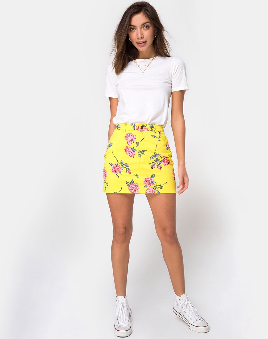 Bild von Mini Broomy Skirt in Candy Rose Gelb
