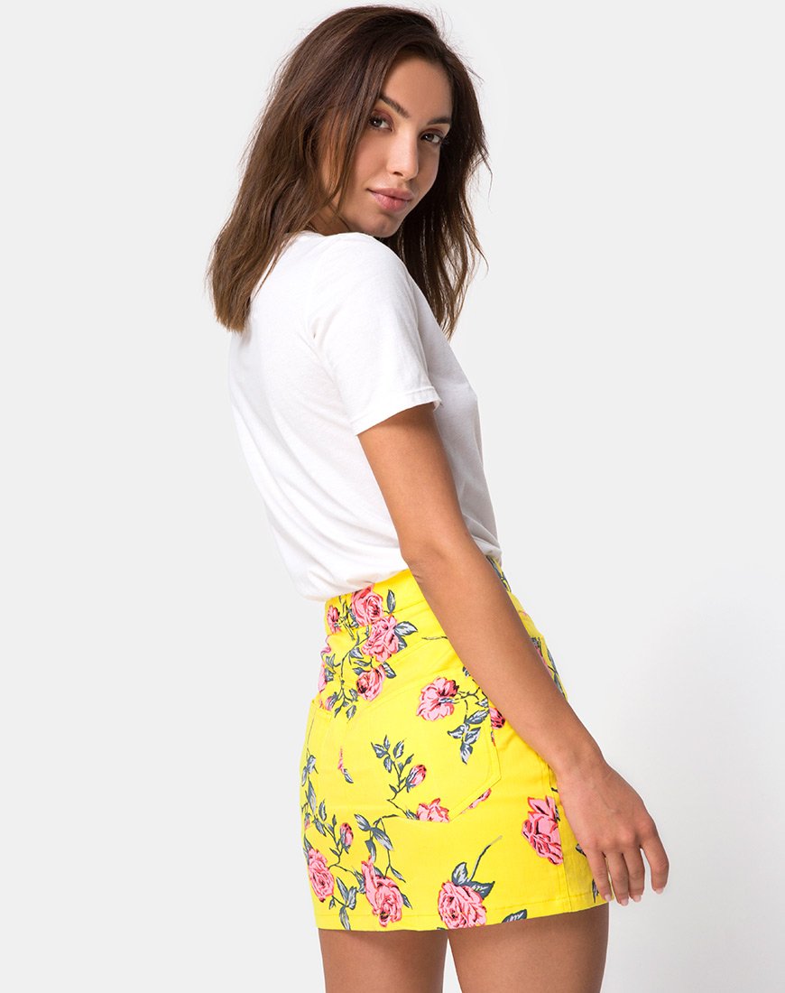 Bild von Mini Broomy Skirt in Candy Rose Gelb