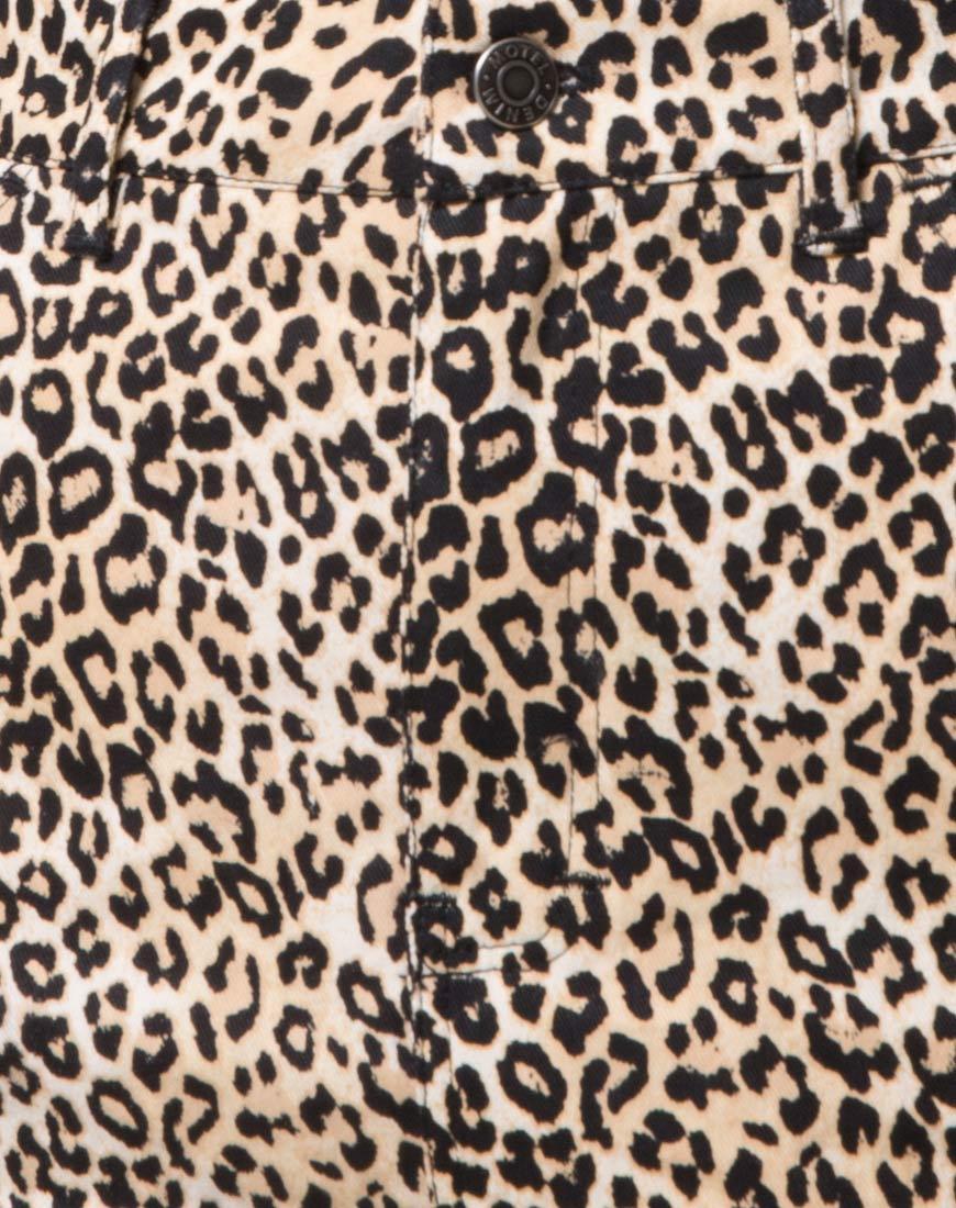 Bild von Mini Broomy Rock in Rar Leopard Braun