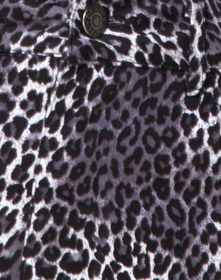 Bild von Broomy Rock in Grau Rar Leopard Print