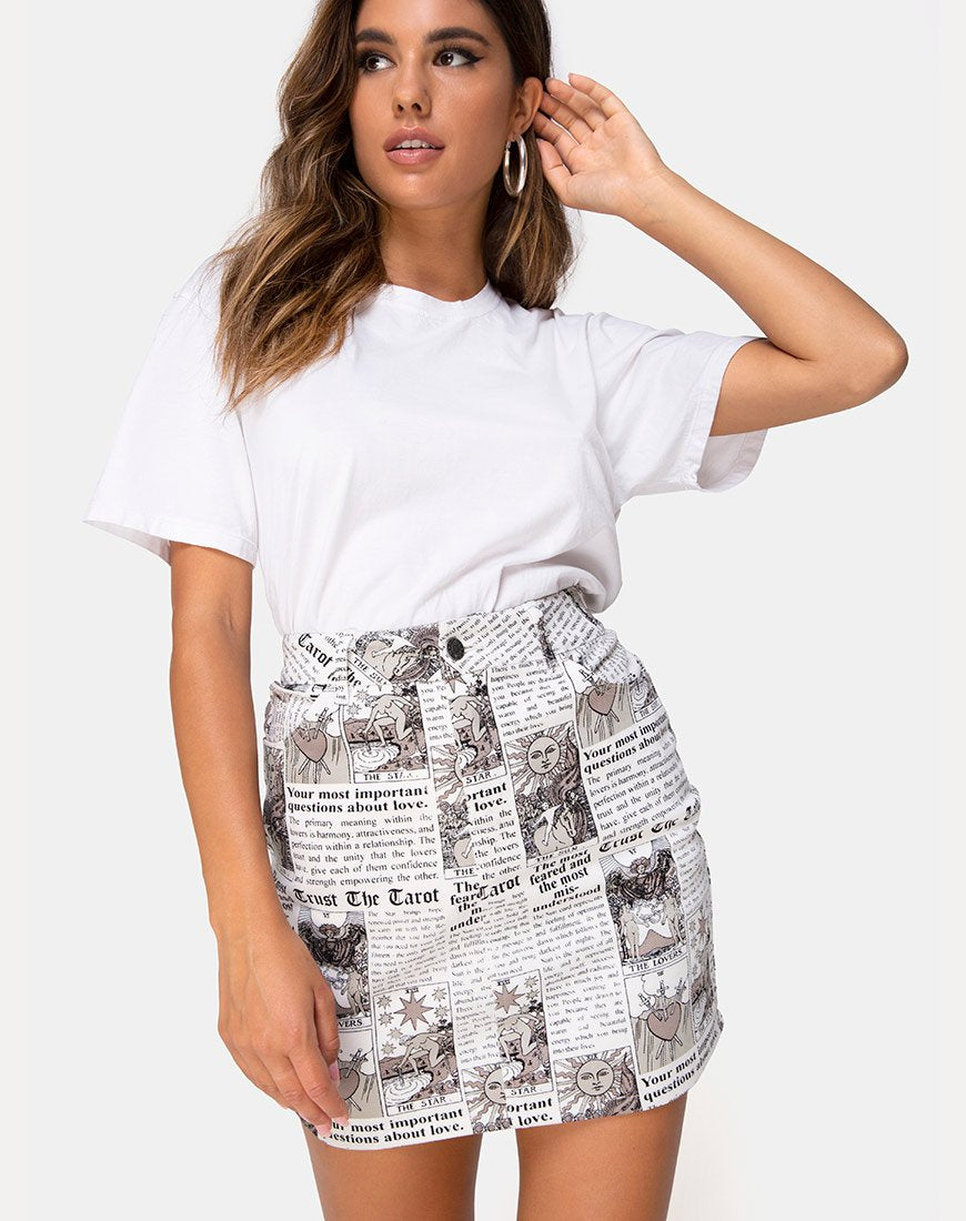 Bild von Mini Broomy Skirt in Tarot