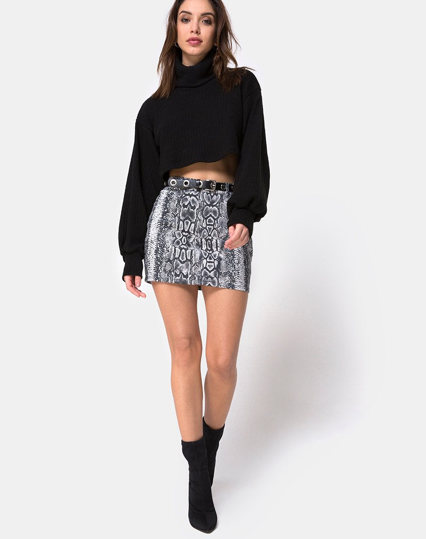 Bild von Mini Broomy Skirt in Snake