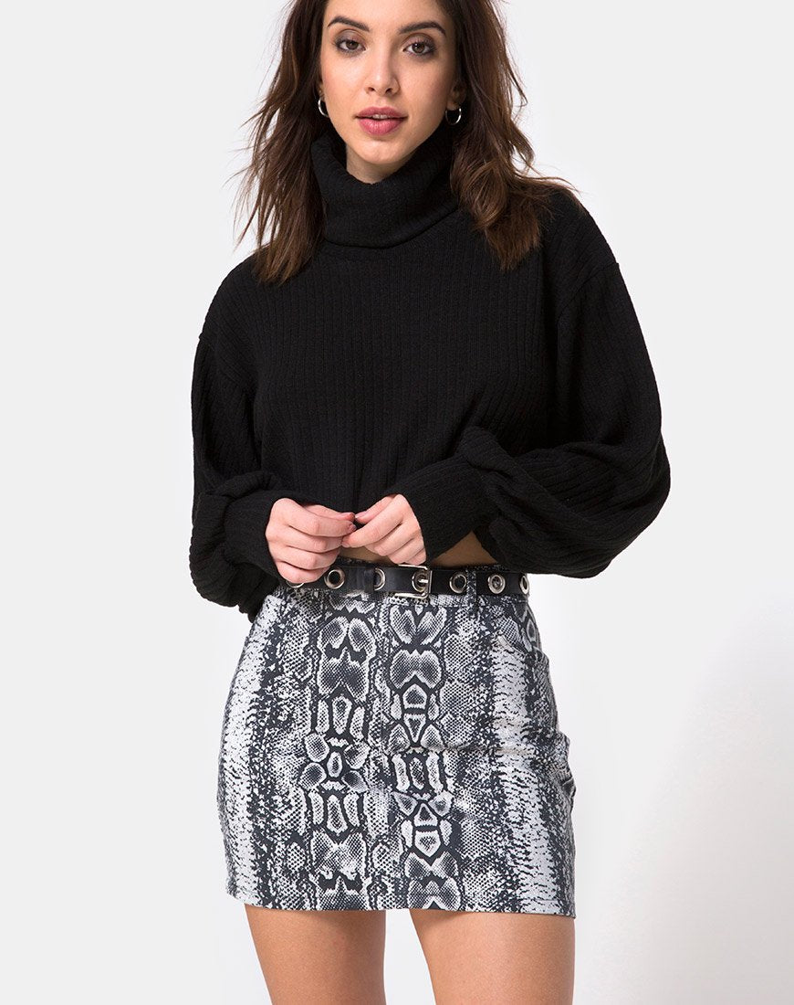 Bild von Mini Broomy Skirt in Snake