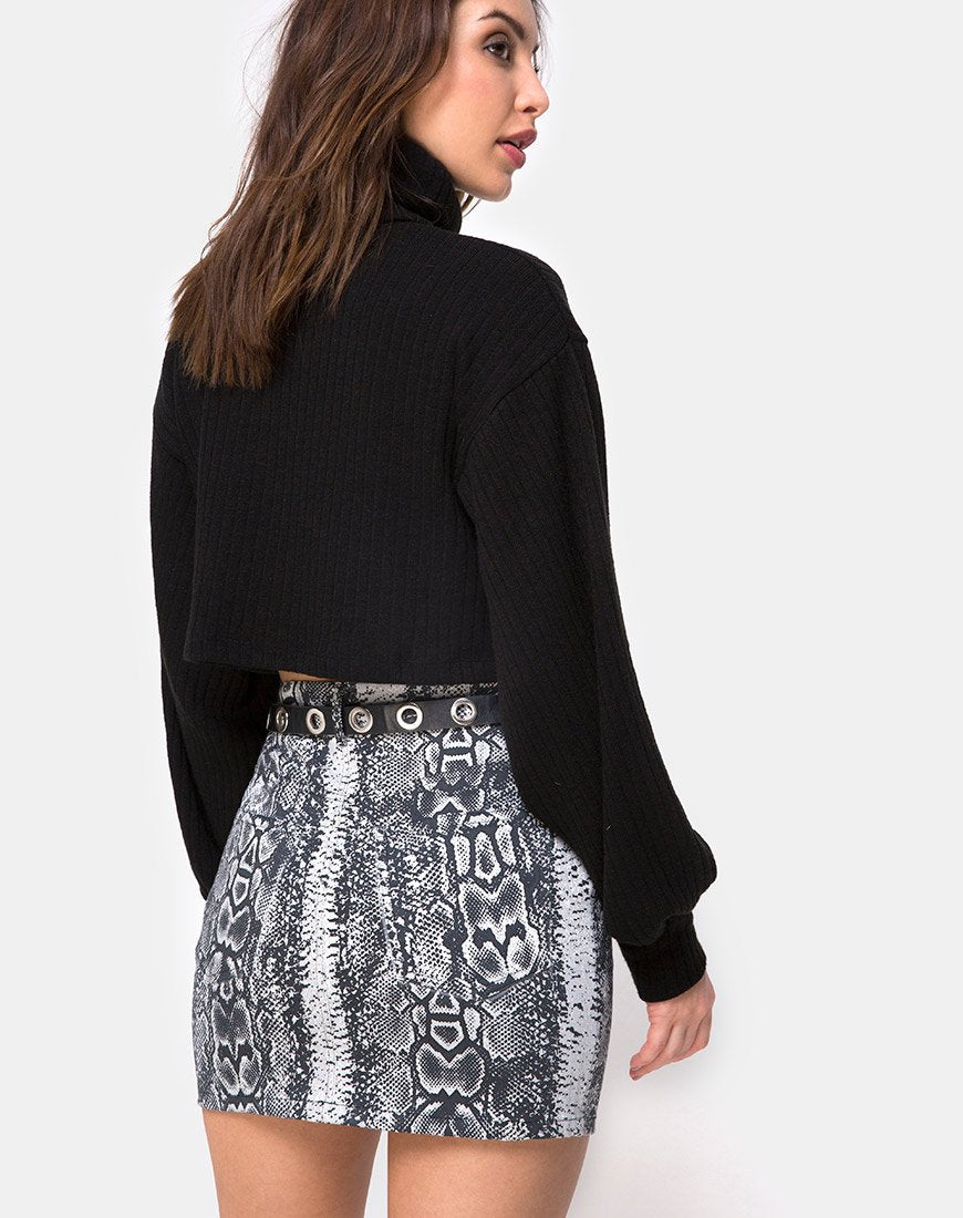 Bild von Mini Broomy Skirt in Snake