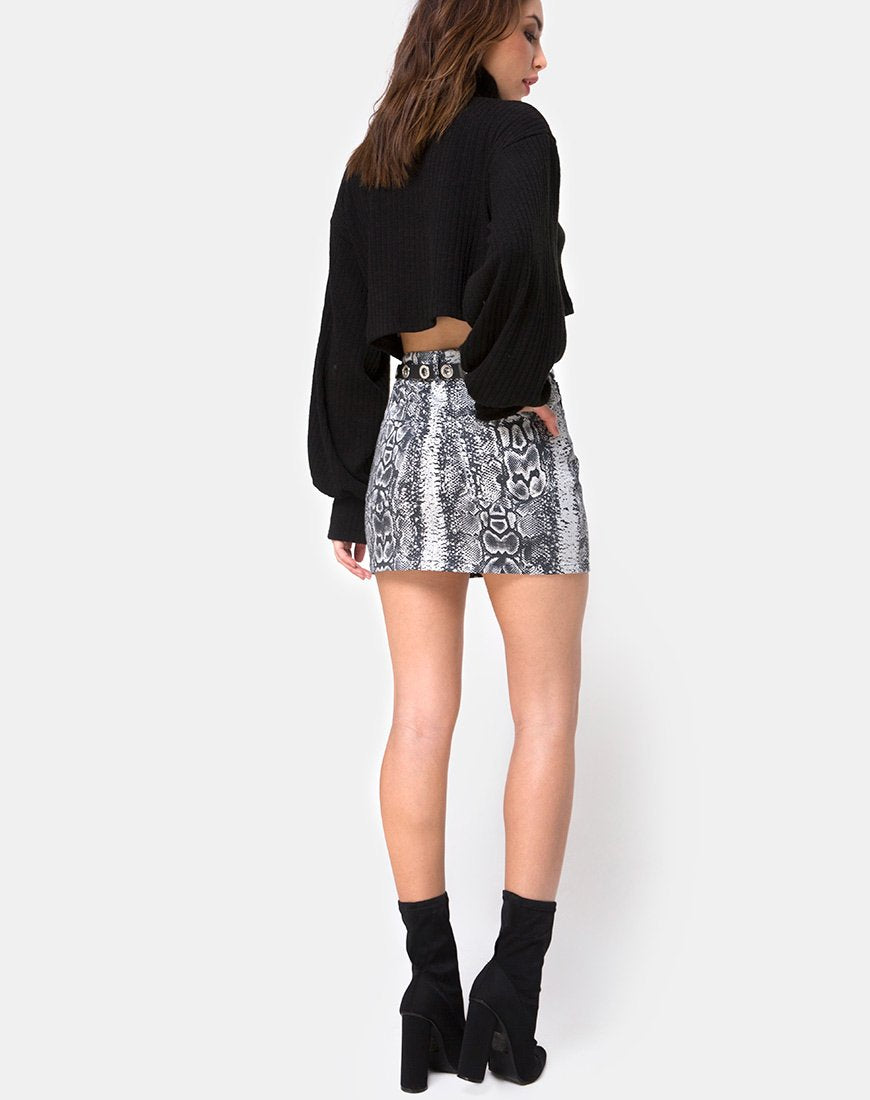 Bild von Mini Broomy Skirt in Snake