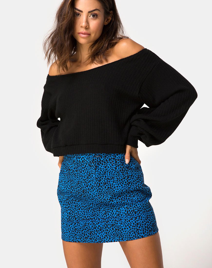 Mini Broomy Rock in Wild Cat Blue