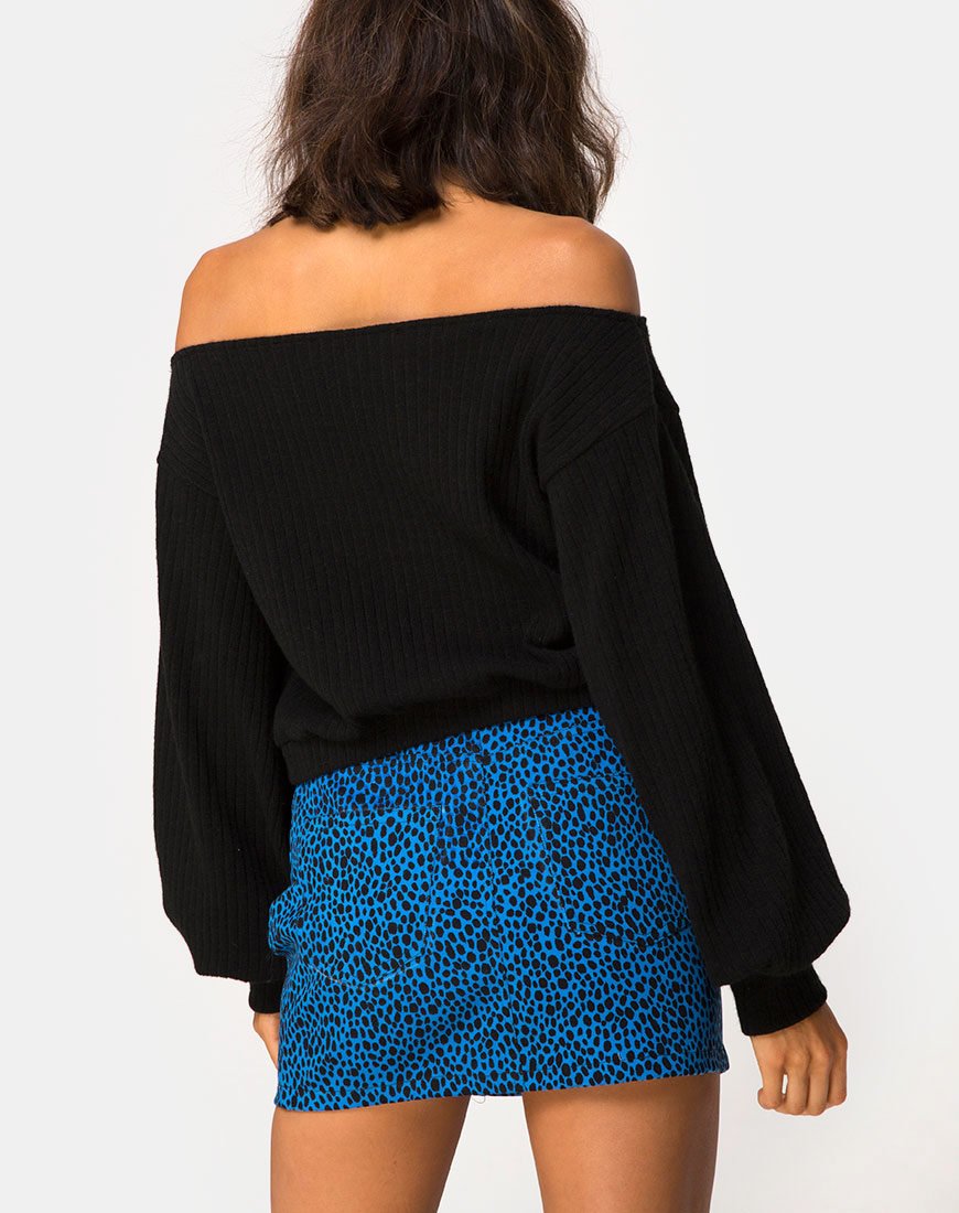 Mini Broomy Rock in Wild Cat Blue