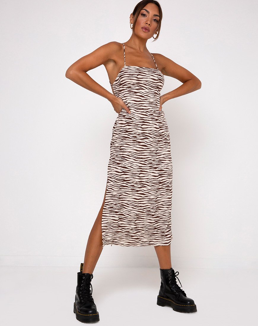 Mirzani Kleid in Easy Tiger Kakao
