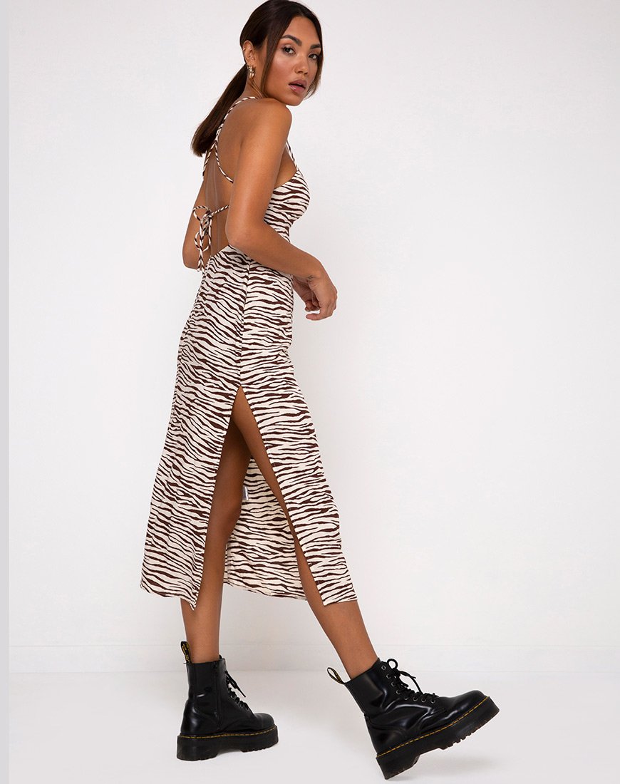 Mirzani Kleid in Easy Tiger Kakao