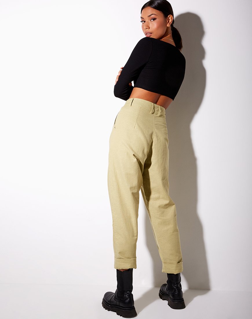 Misca Hose in Dusky Grün