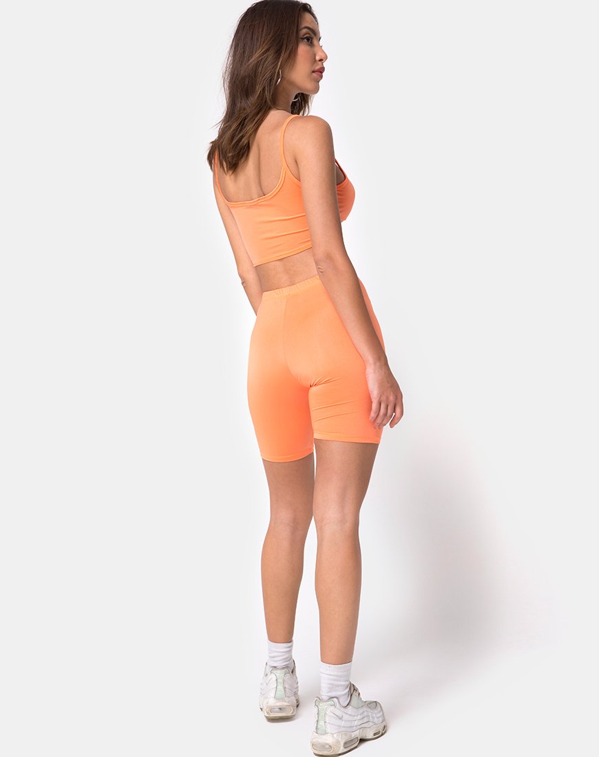Bild von Misho Crop Top in Fluro Orange