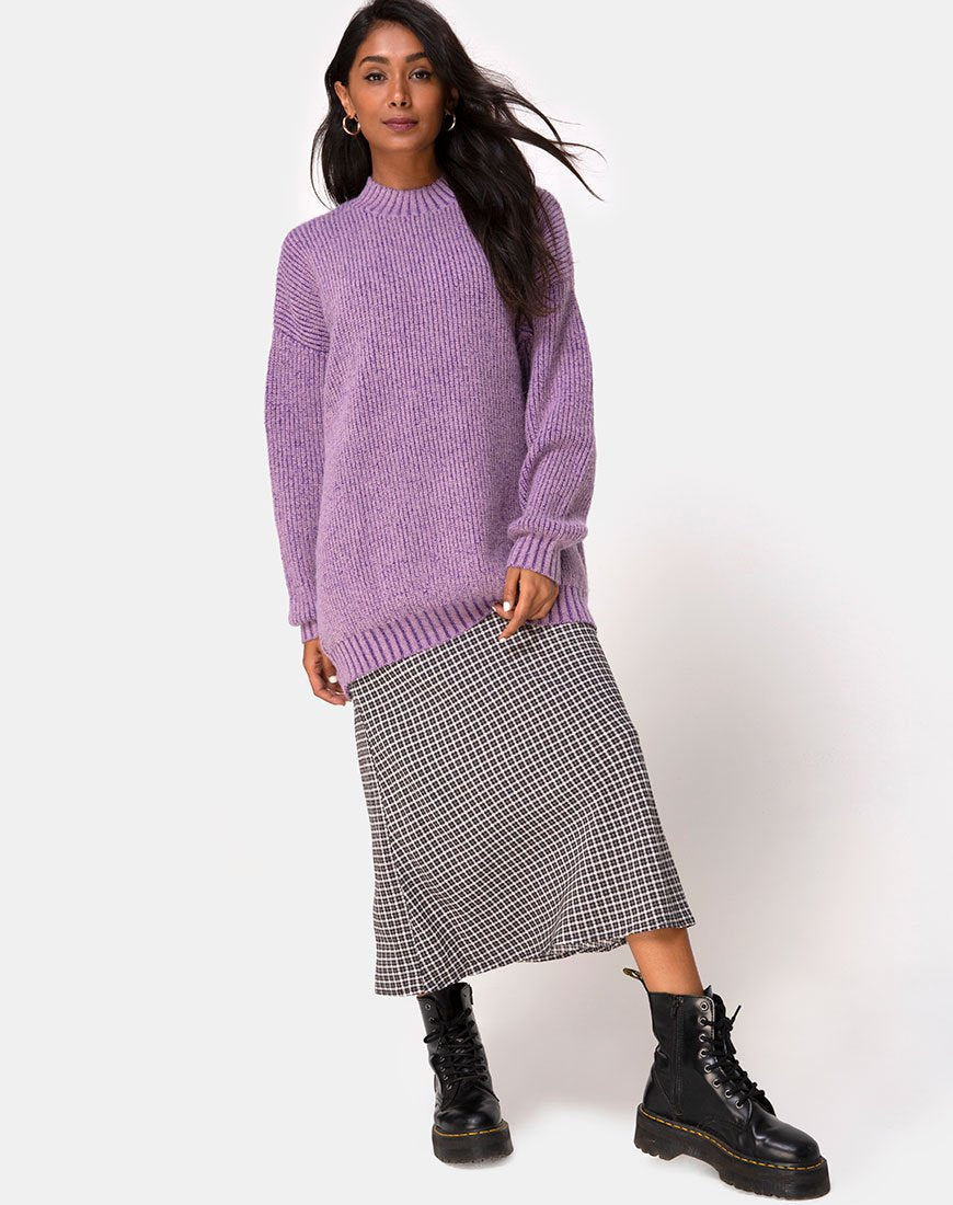 Image of Mody Pullover gestrickt in Hellviolett