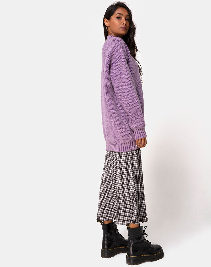 Image of Mody Pullover gestrickt in Hellviolett