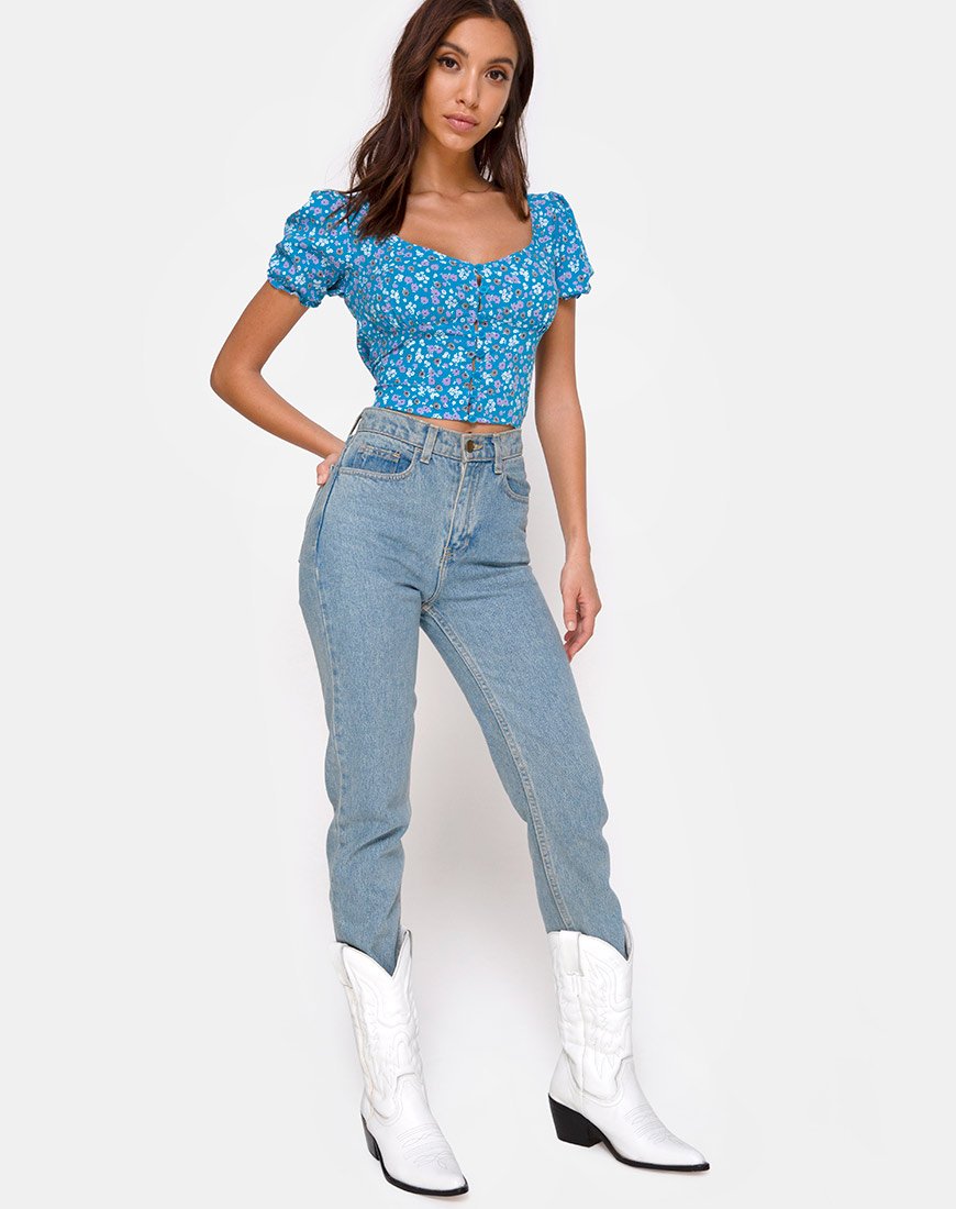 Bild von Monda Top in Bloom Baby Blue