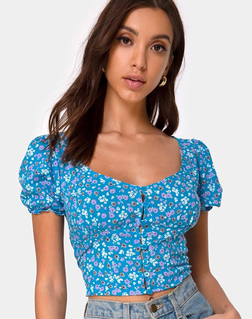 Bild von Monda Top in Bloom Baby Blue