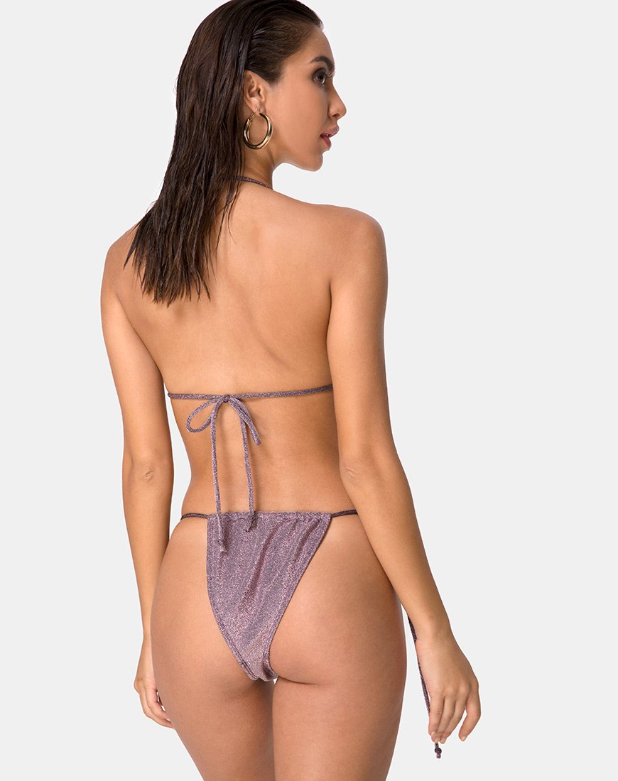 Bild von Mone Bikiniunterteil in Gunmetal Glitter
