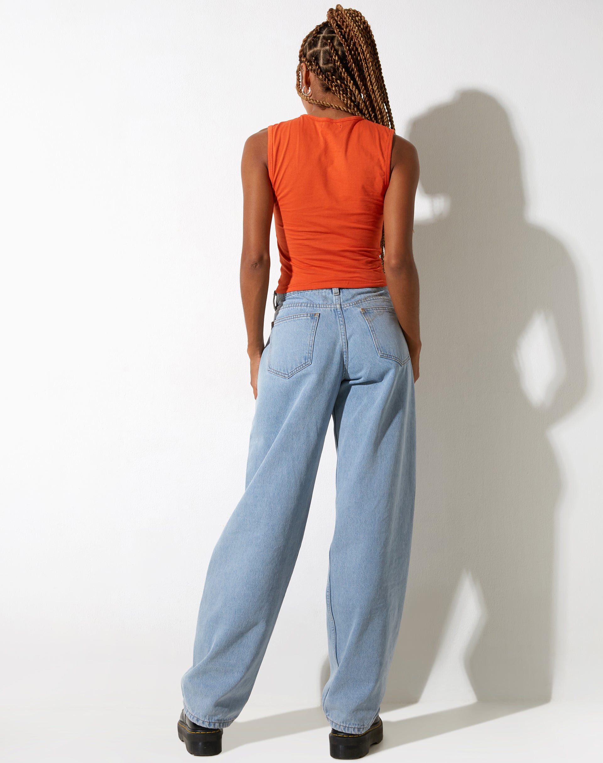 Bild von Monlo Crop Top in Aperol Spritz Orange Lips