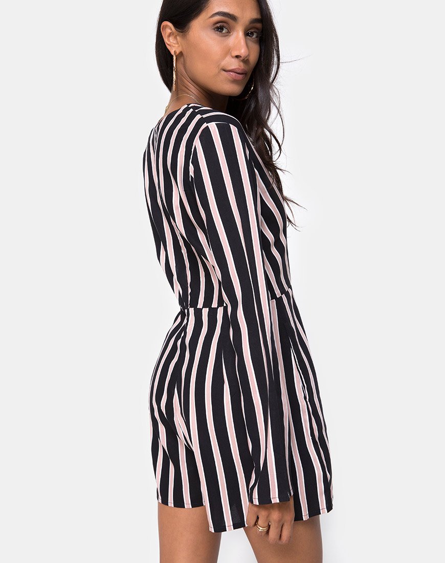 Moran Jumpsuit aus formellen Streifen