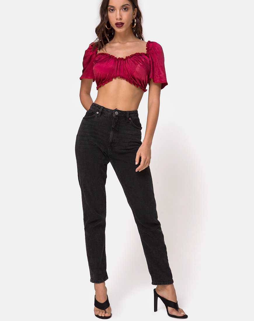 Abbildung von Morgan Top in Satin Cherry