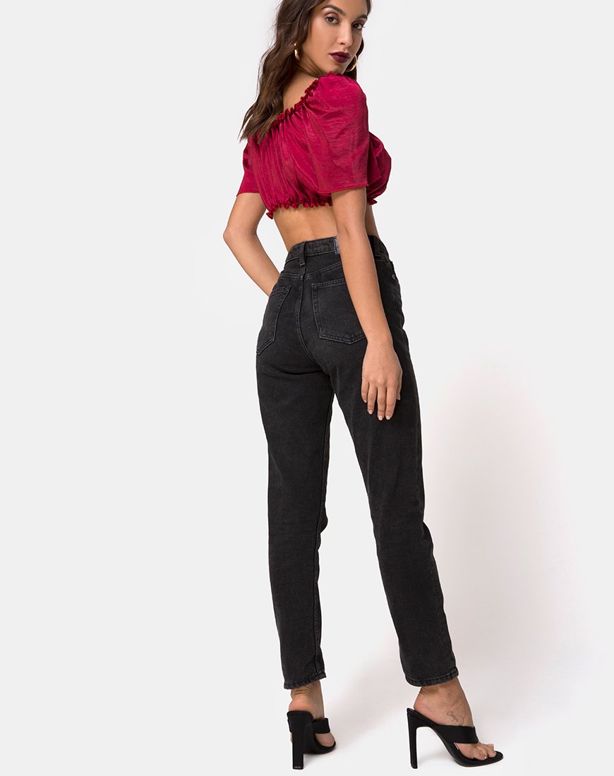 Abbildung von Morgan Top in Satin Cherry