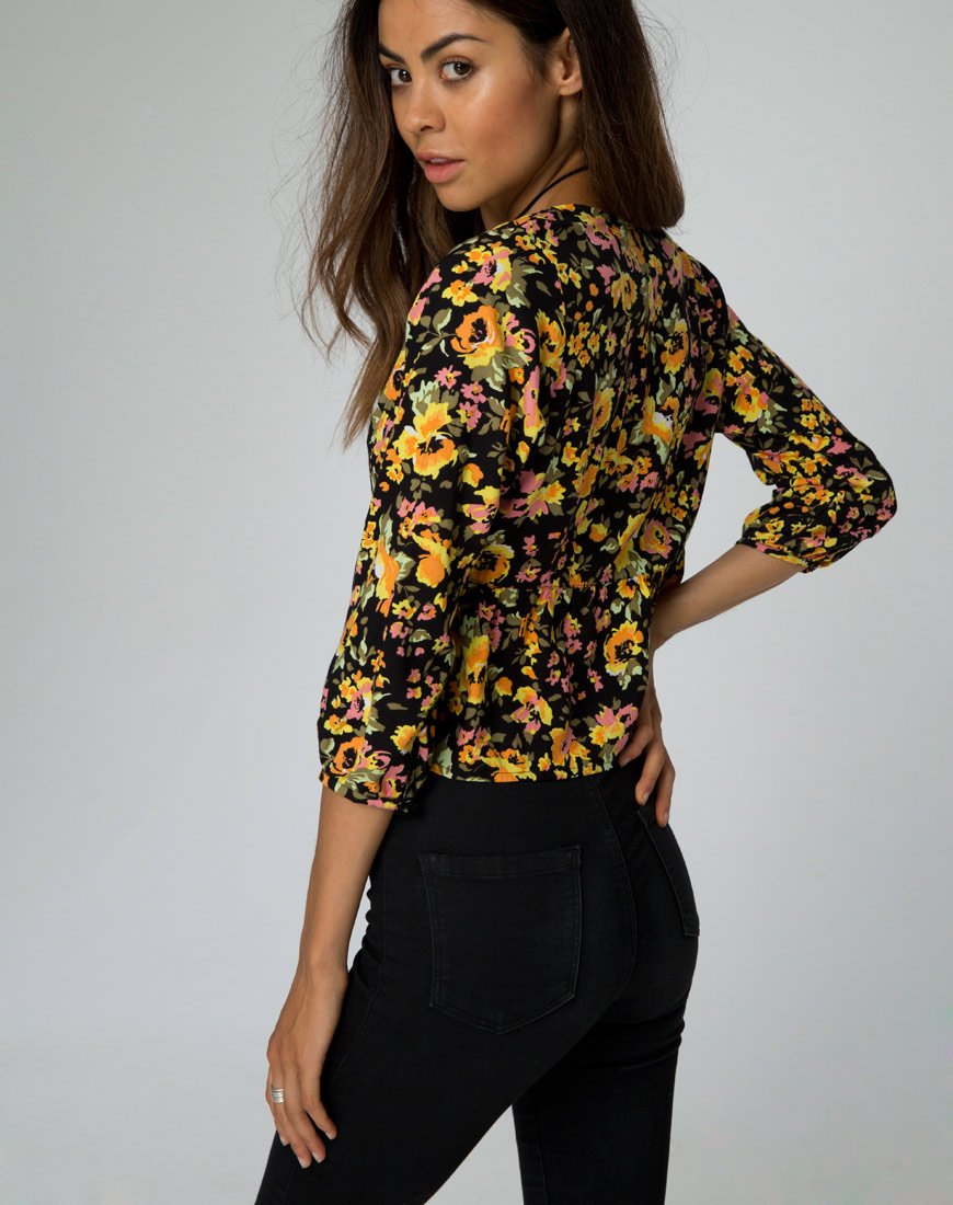 Bild von Mosca Plunge Top in Agatha Flower