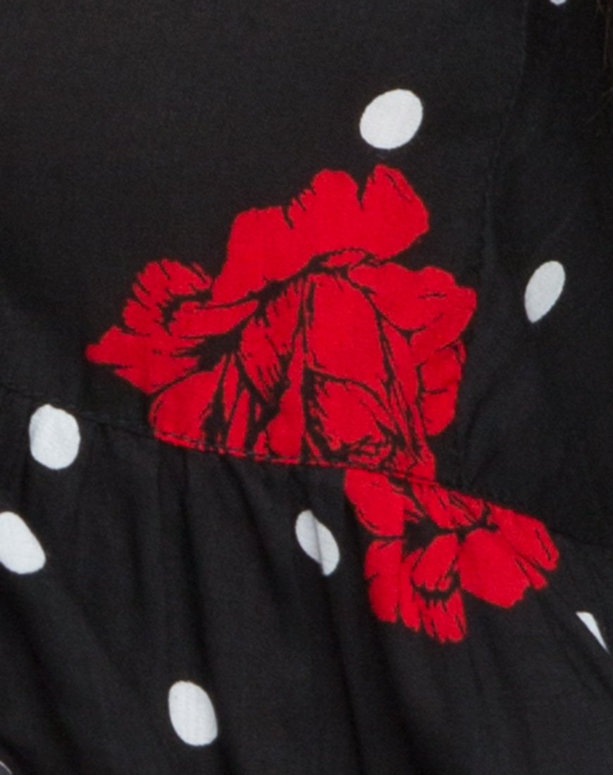 Bild von Mosca Plunge Top in Cuban Rose