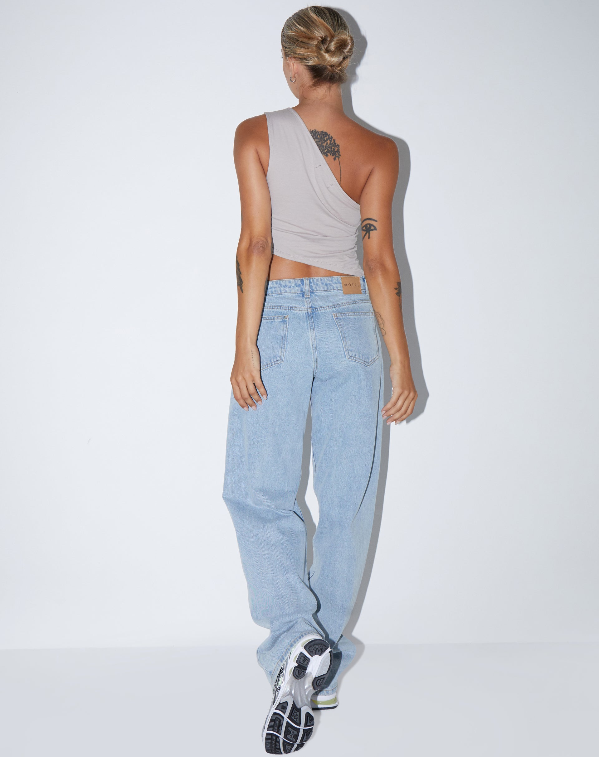 Image von Bayva Crop Top aus Lycra Hafermilch