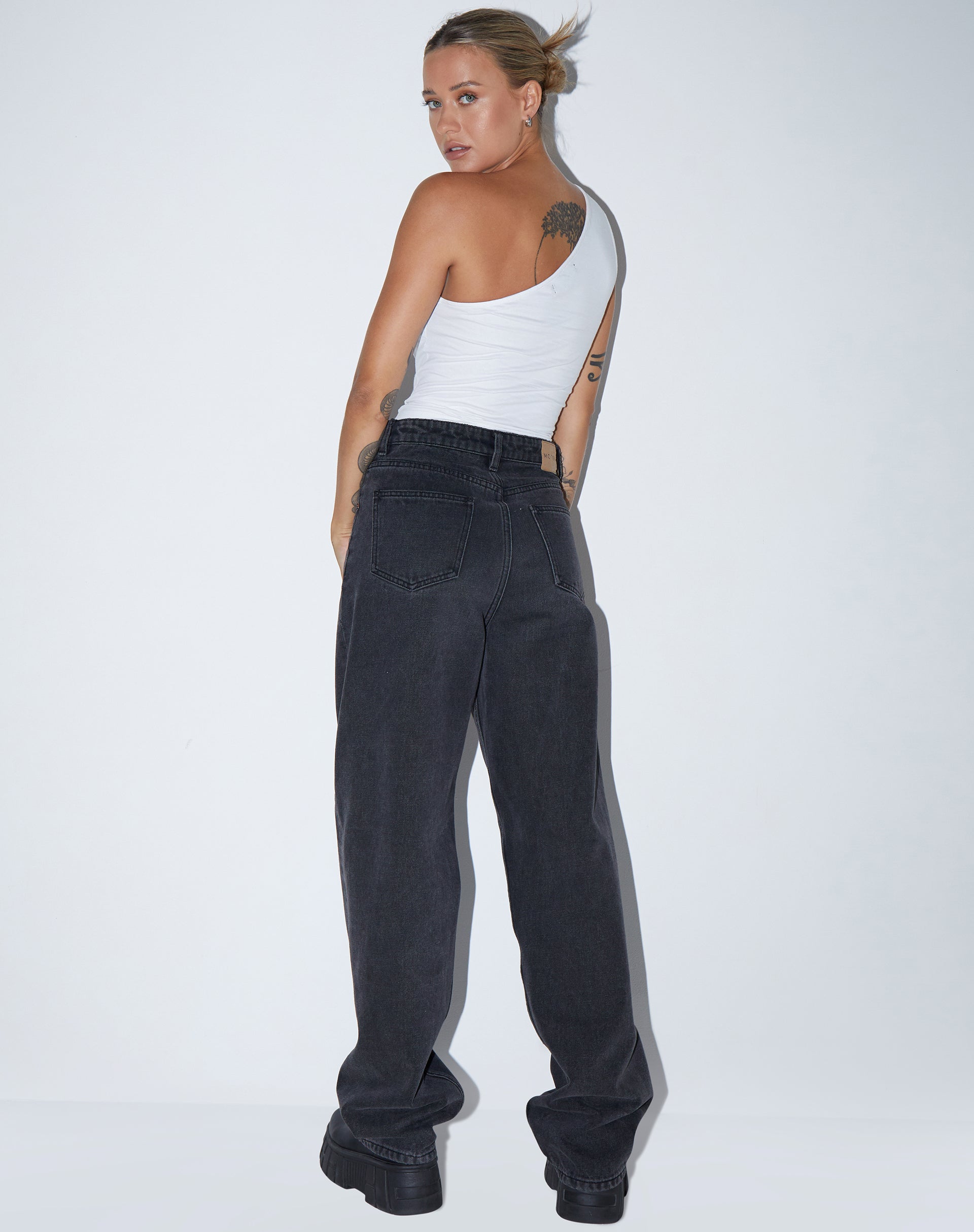 Image von Bay Top aus Lycra Weiß
