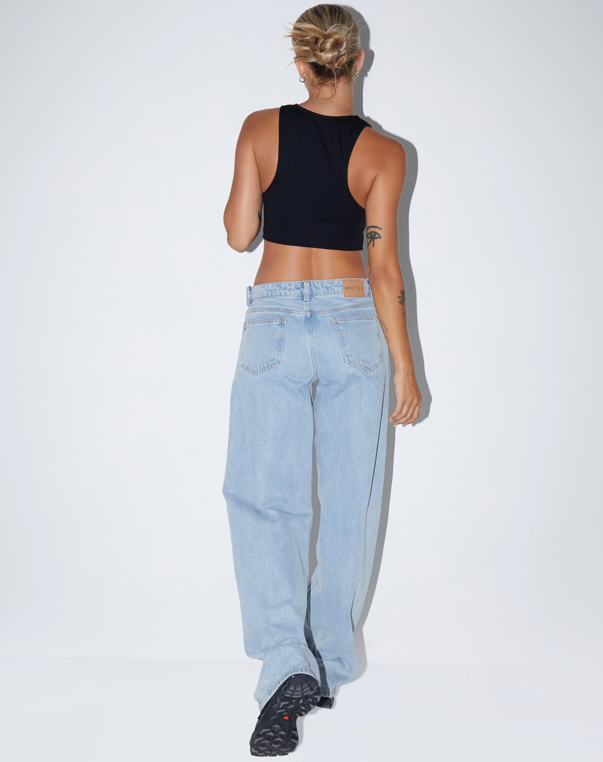 Image of Ursula Vest Top aus Lycra Schwarz