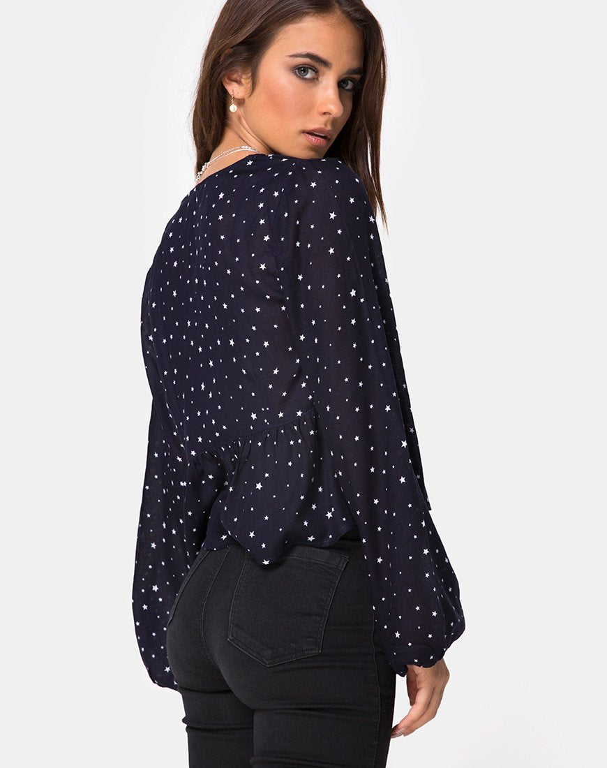 Image of Mousye Top in Stars Struck Navy