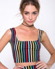 Bild von Mucell Crop Top in P.E Stripe