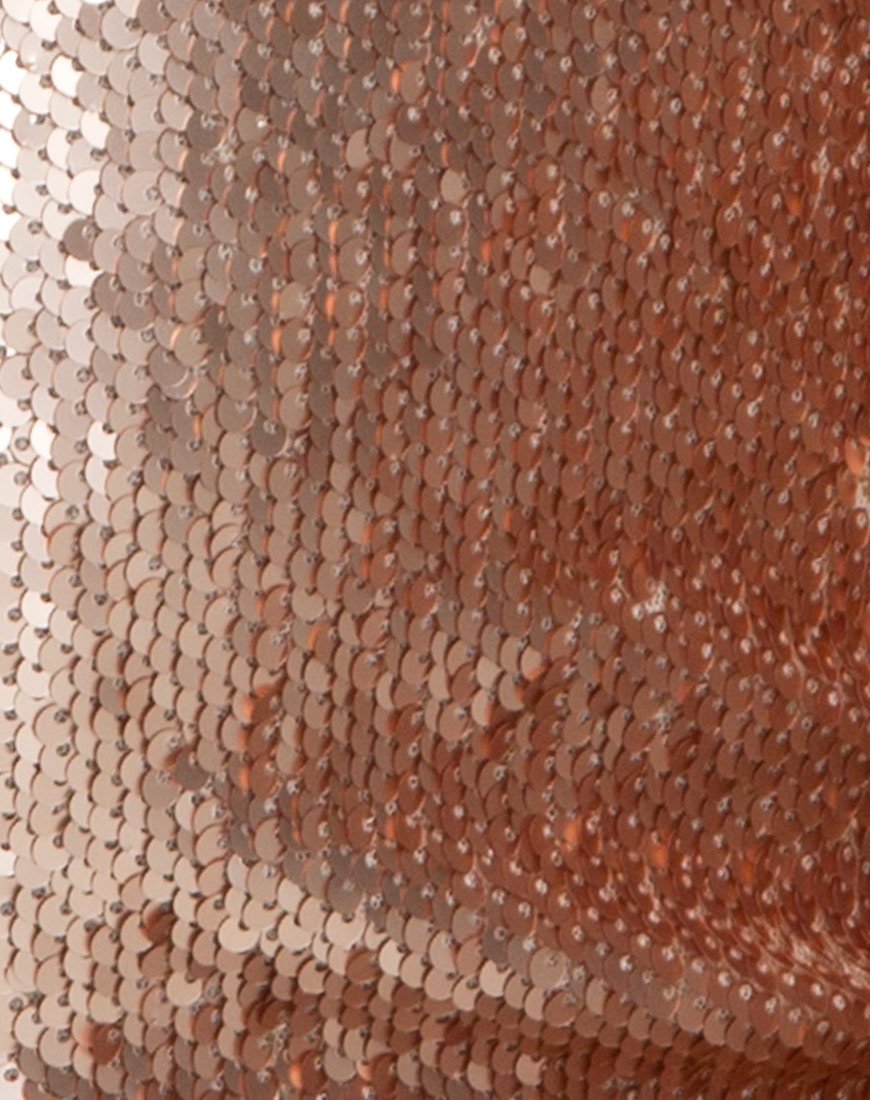 Image of Muse Kleid in Champagner Pailletten