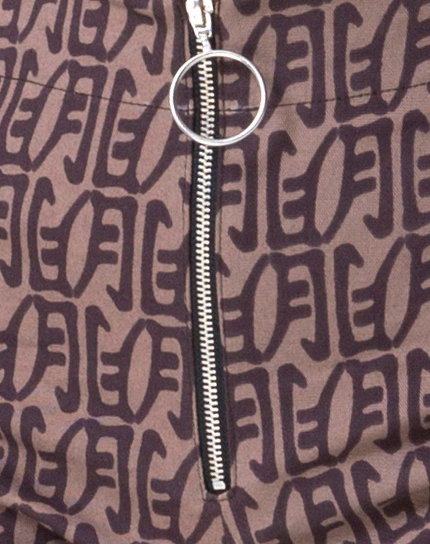 Bild von Zolia Hochtaillierte Hose in Chinese Moon